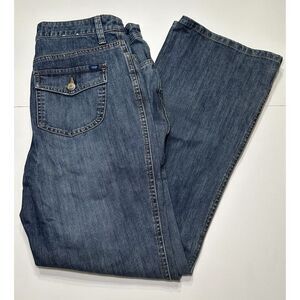 Izod‎ Jeans Modern Fit Boot Cut Blue Denim Jeans Women's Size 8